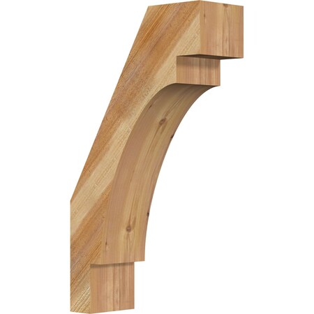 6"W x 16"D x 28"H Merced Rough Sawn Knee Brace, Western Red Cedar